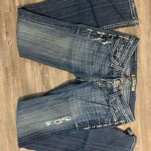 BKE flare distresses pant size 26